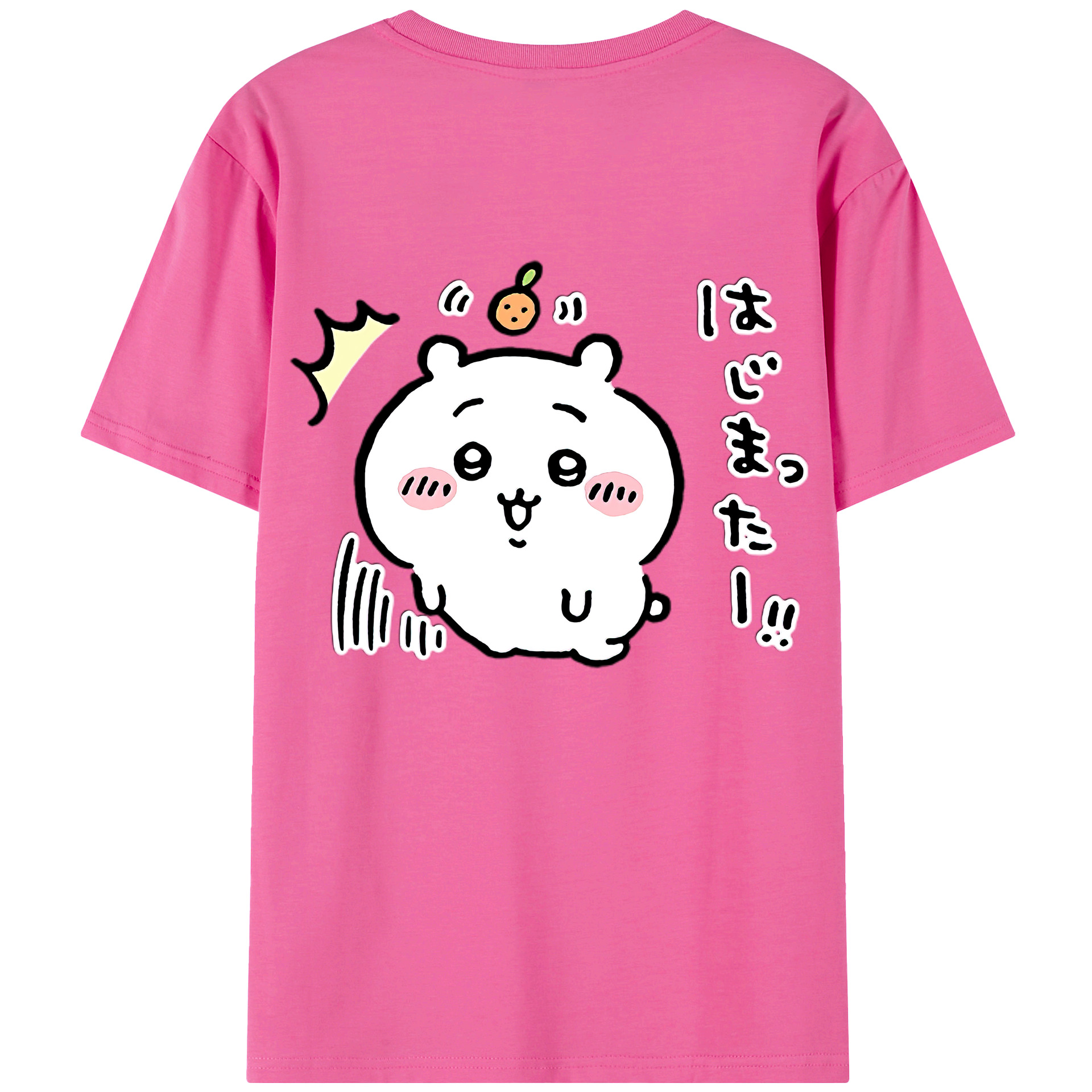 （画像用） ちいかわ ちいかわ Chii-kawa chiikawa レディース半袖Tシャツ(バックプリント)